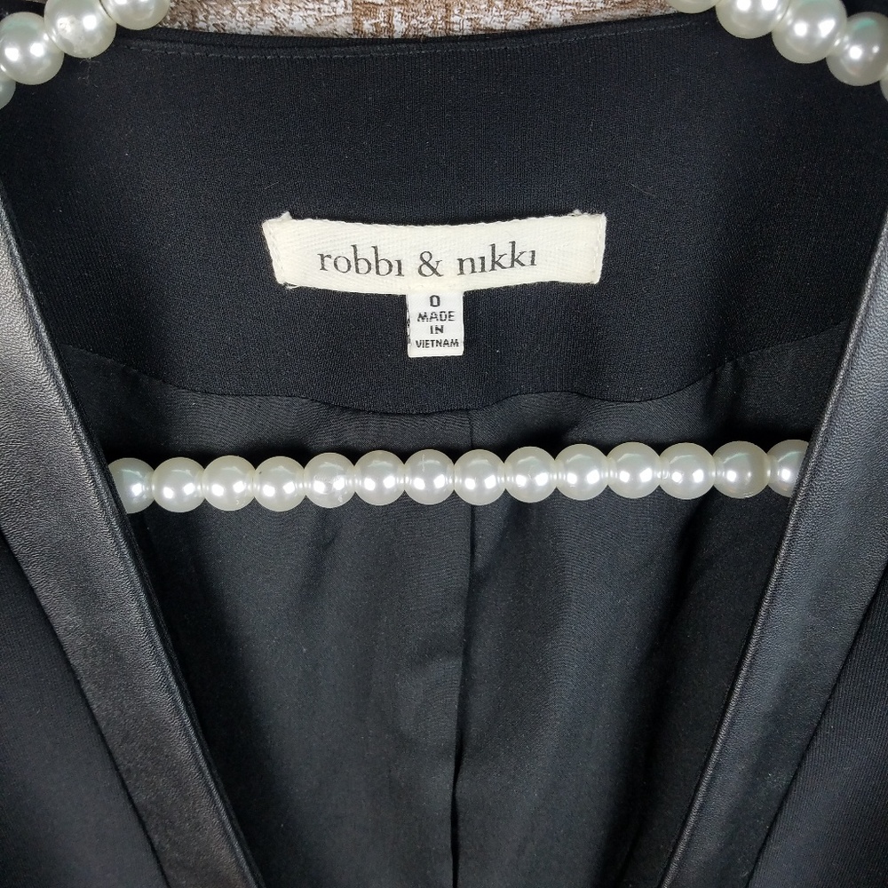 Robbi Nikki blazer Vegan leather trim - Picture 4 of 6